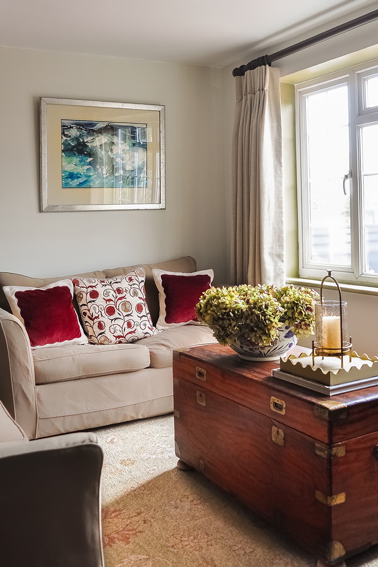 country cottage sitting room